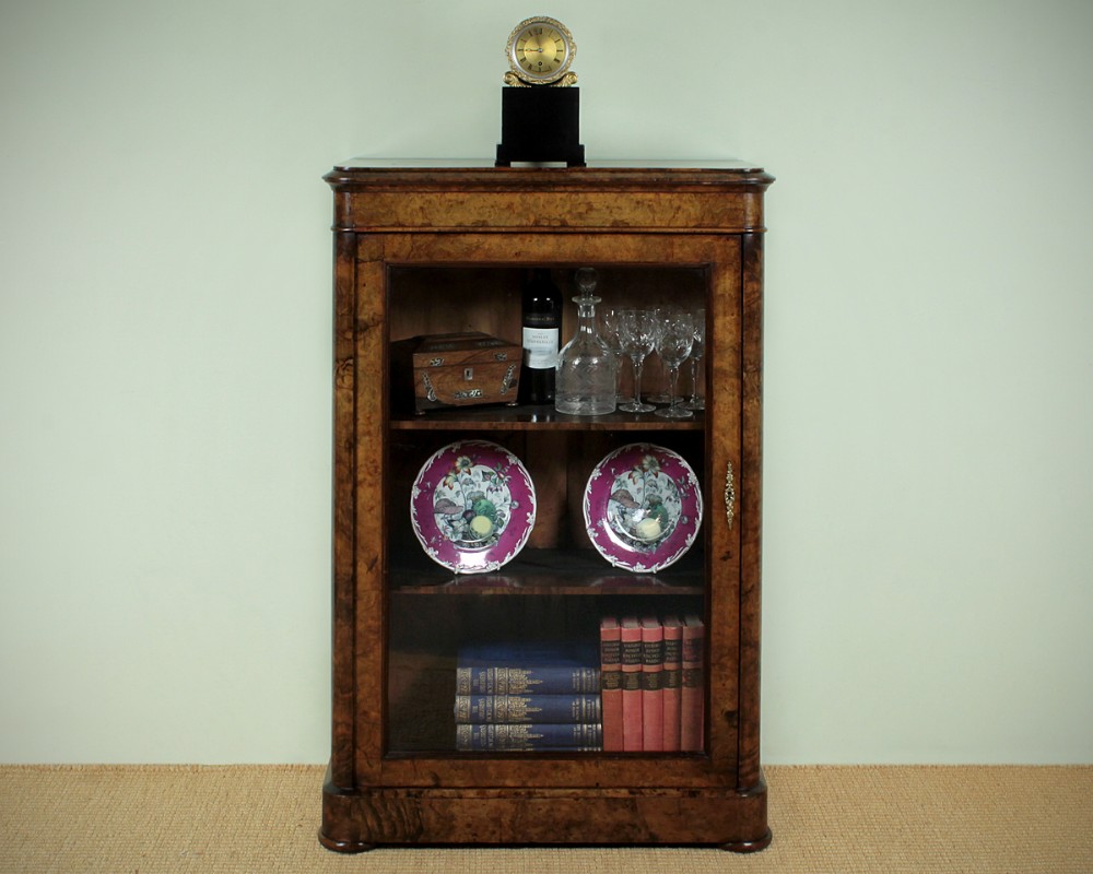 Walnut Pier Cabinet c.1880.
