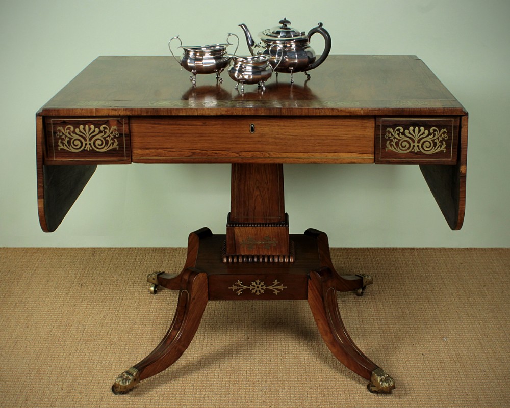 Regency Rosewood Sofa Table c.1810.