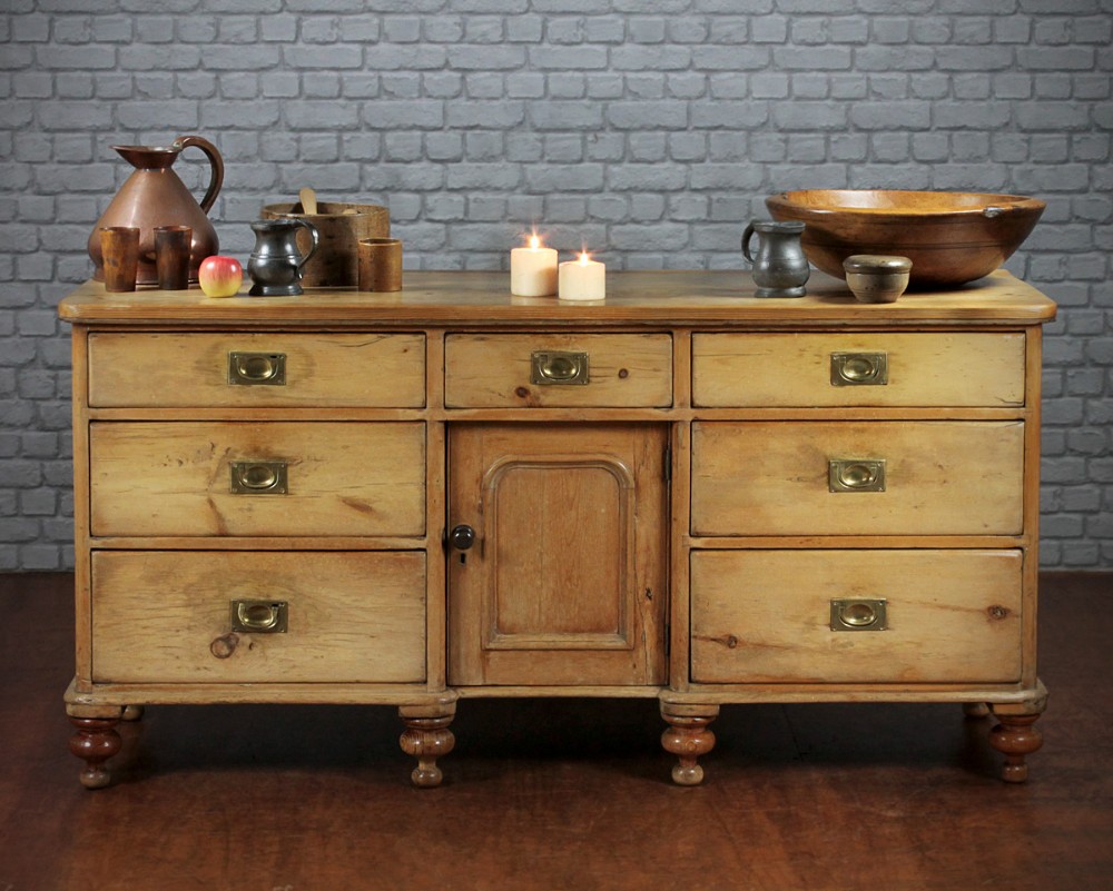 Pine Kitchen Dresser c.1850.