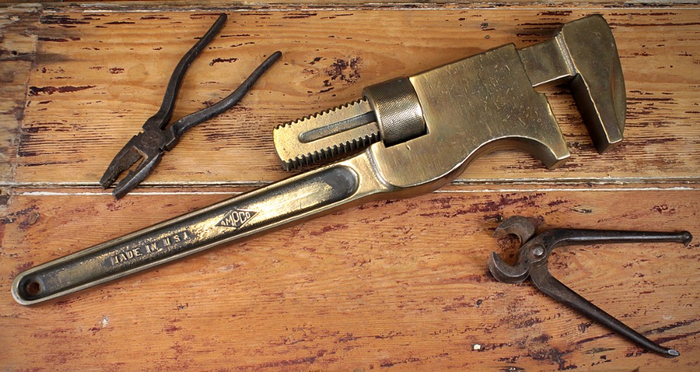 Massive US Railroad Wrench c.1930.