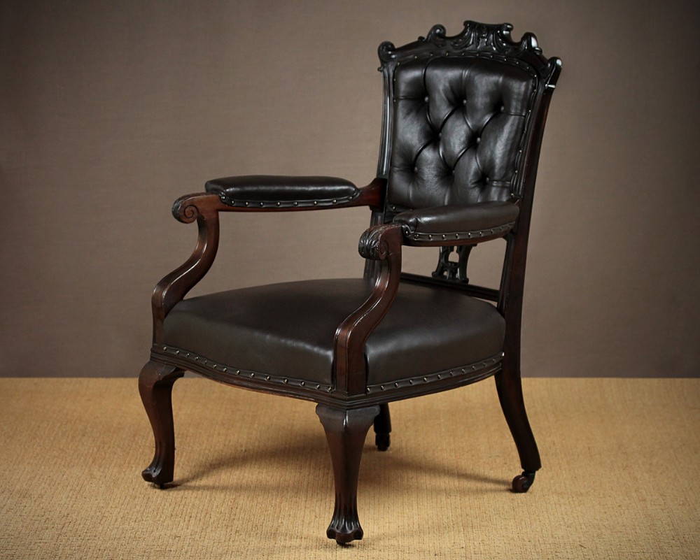 Edwardian Mahogany Armchair c.1905. 