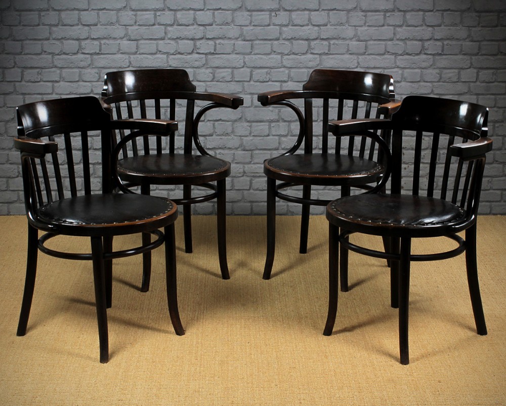 Set of Four Thonet Armchairs c.1920.
