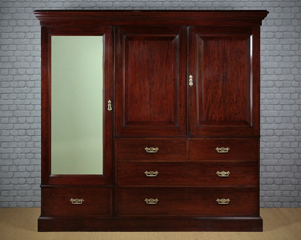 Late 19th.c. Wardrobe & Press. c.1890.