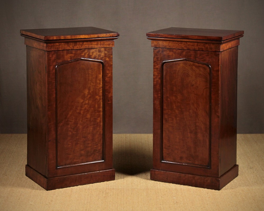 Pair Mahogany Side Cabinets c.1840.