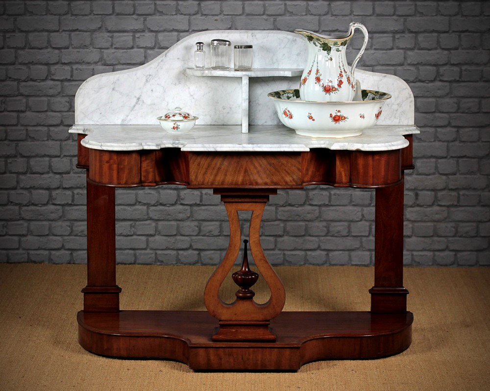 Mid 19th.c. Marble Top Washstand or Dressing Table c.1860.