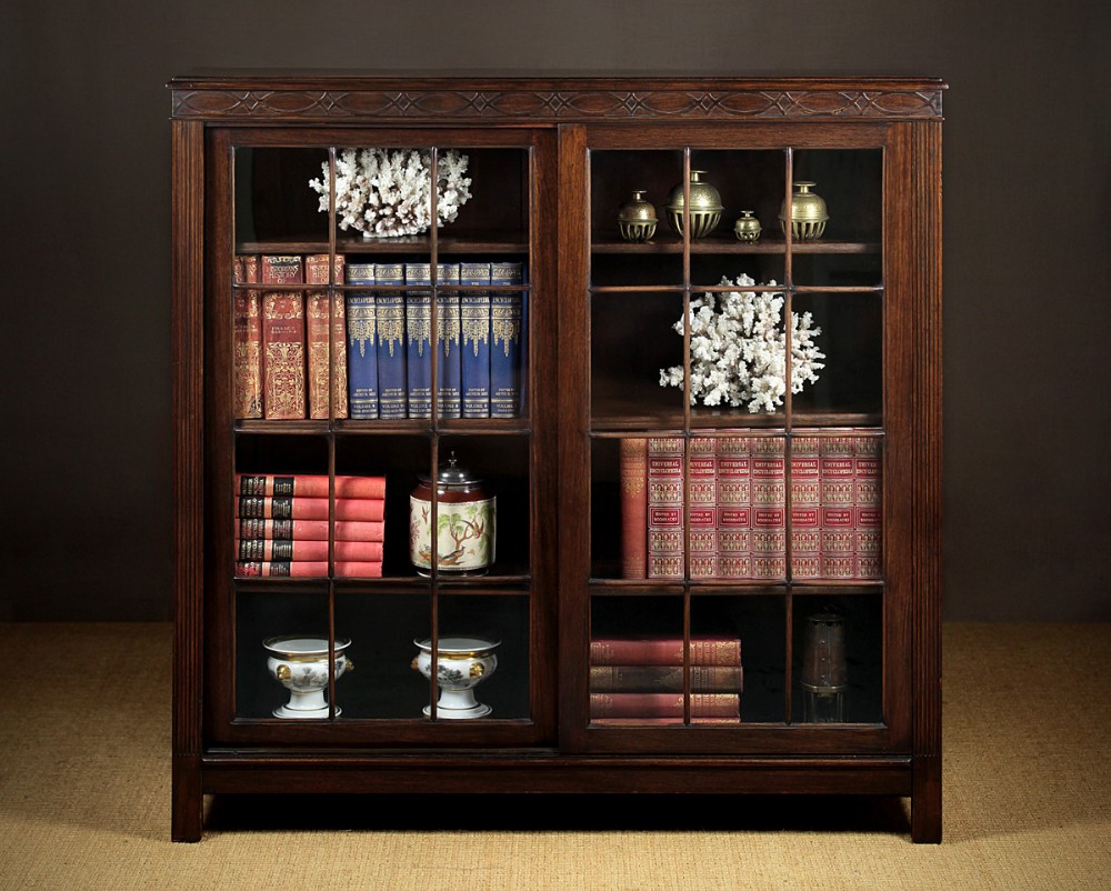 Sliding Door Bookcase c.1920.