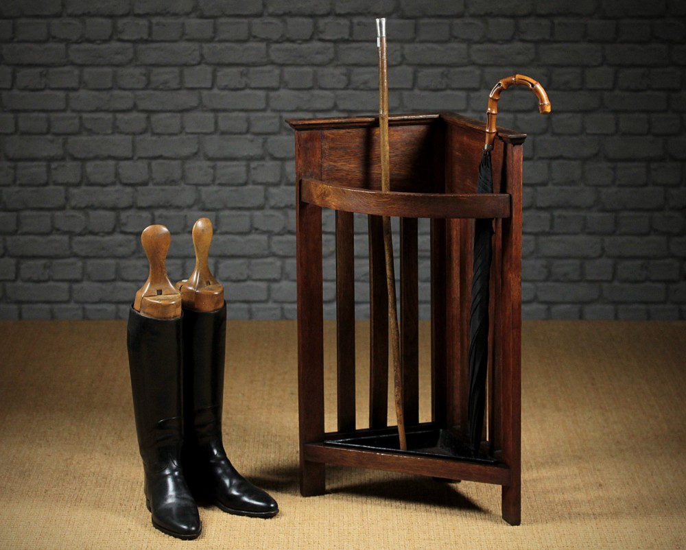 Arts & Crafts Corner Stick Stand c.1910.