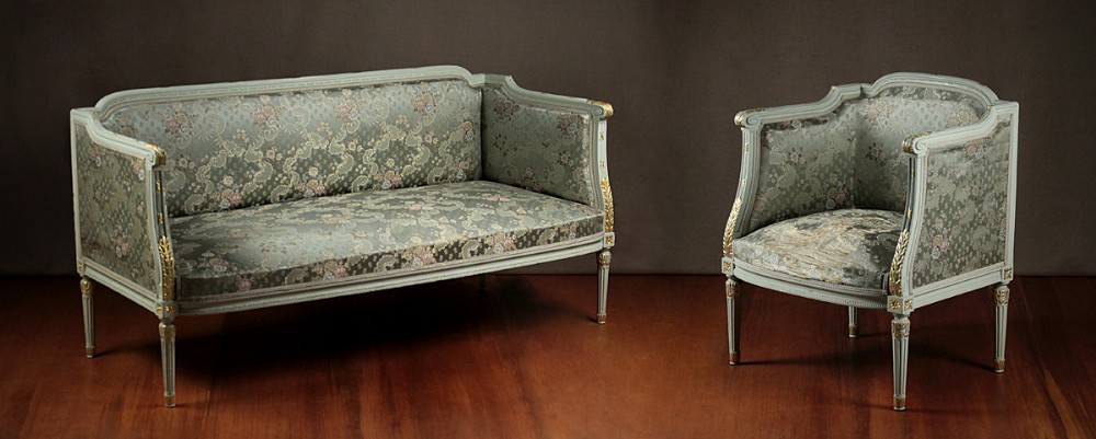 French Armchair by Krieger of Paris c.1890.