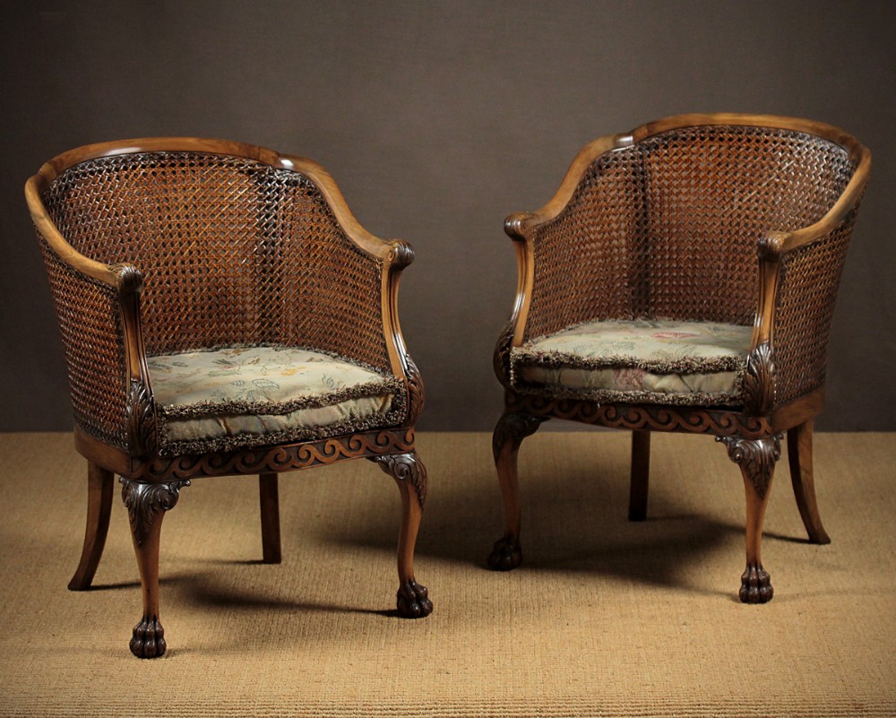 Pair of Bergere Armchairs c.1910.