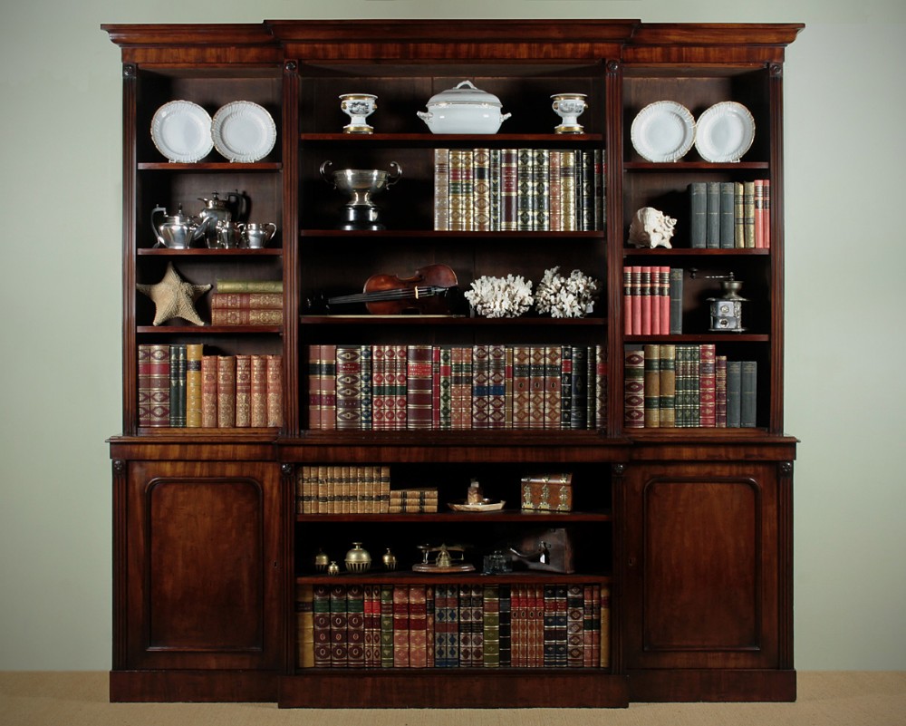 Early 19th.c Mahogany Library Bookcase c.1835.