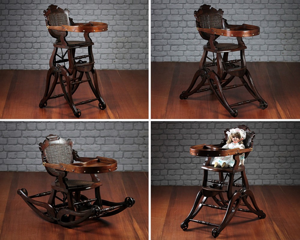 Late 19th.c. Metamorphic Child’s High Chair c.1895.