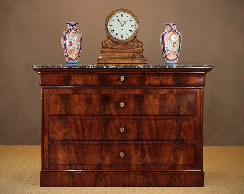 Louis Philippe Marble Top Chest of Drawers c.1830.