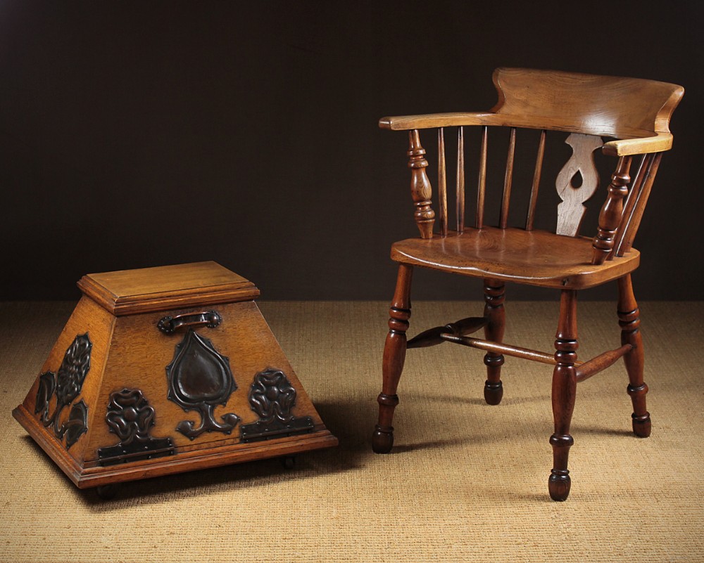 19th.c. Arts & Crafts Movement Coal Box c.1880. 