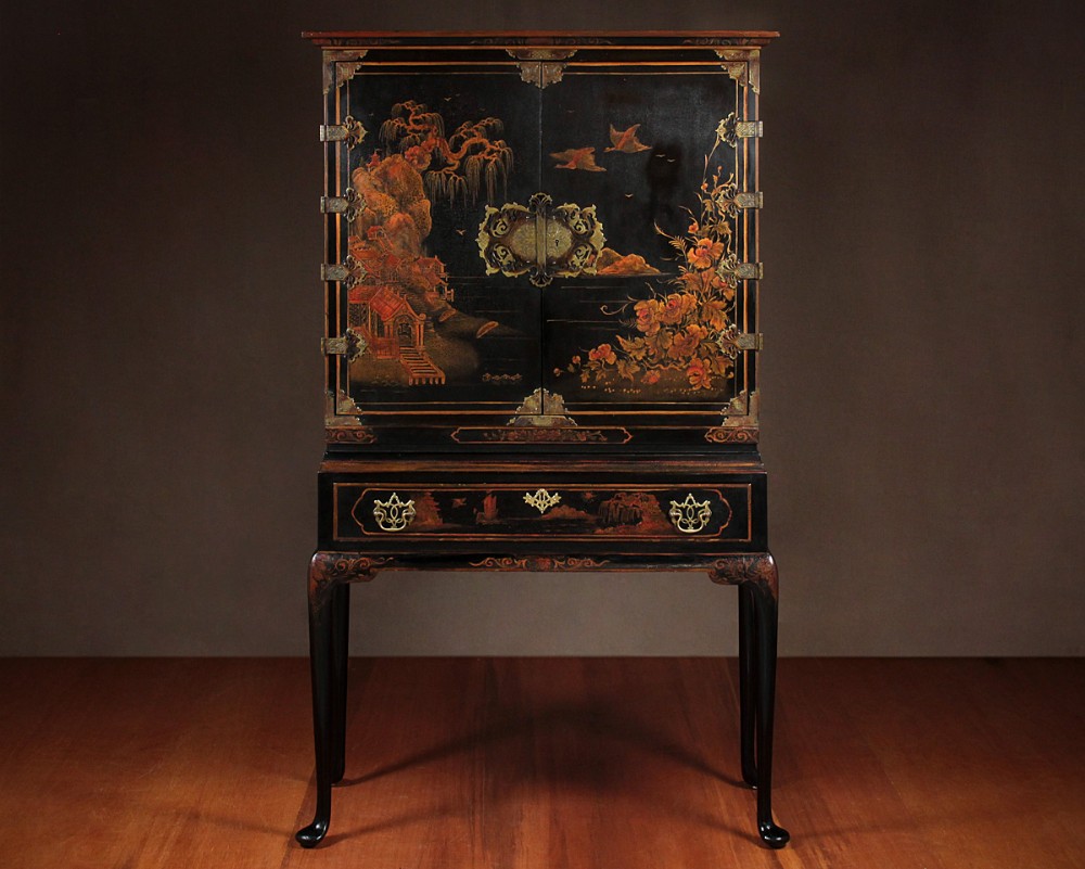 Chinoiserie Cabinet on Stand c.1930.