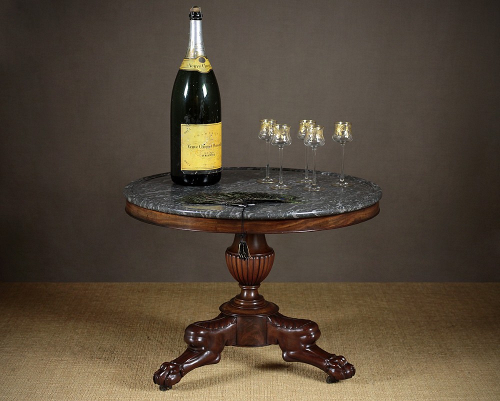 French Marble Top Gueridon c.1850.