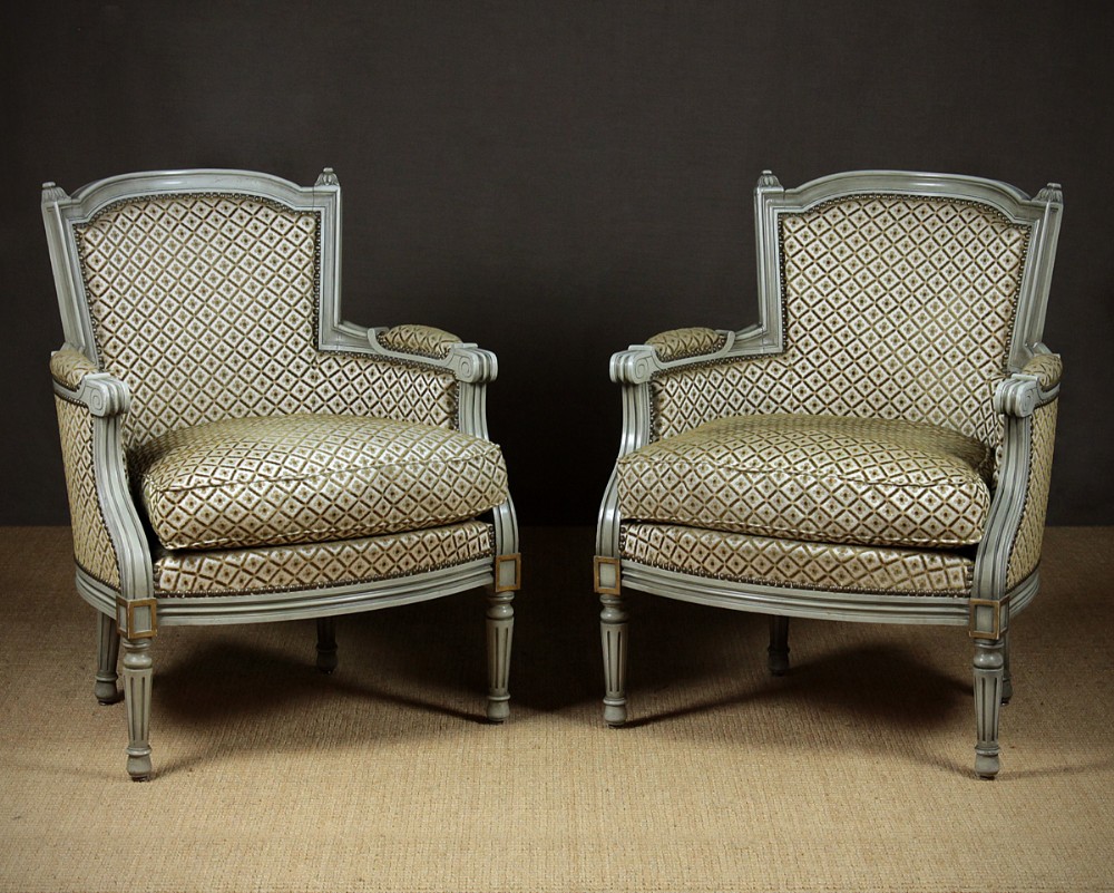 Pair of Small French Armchairs c.1920’s.