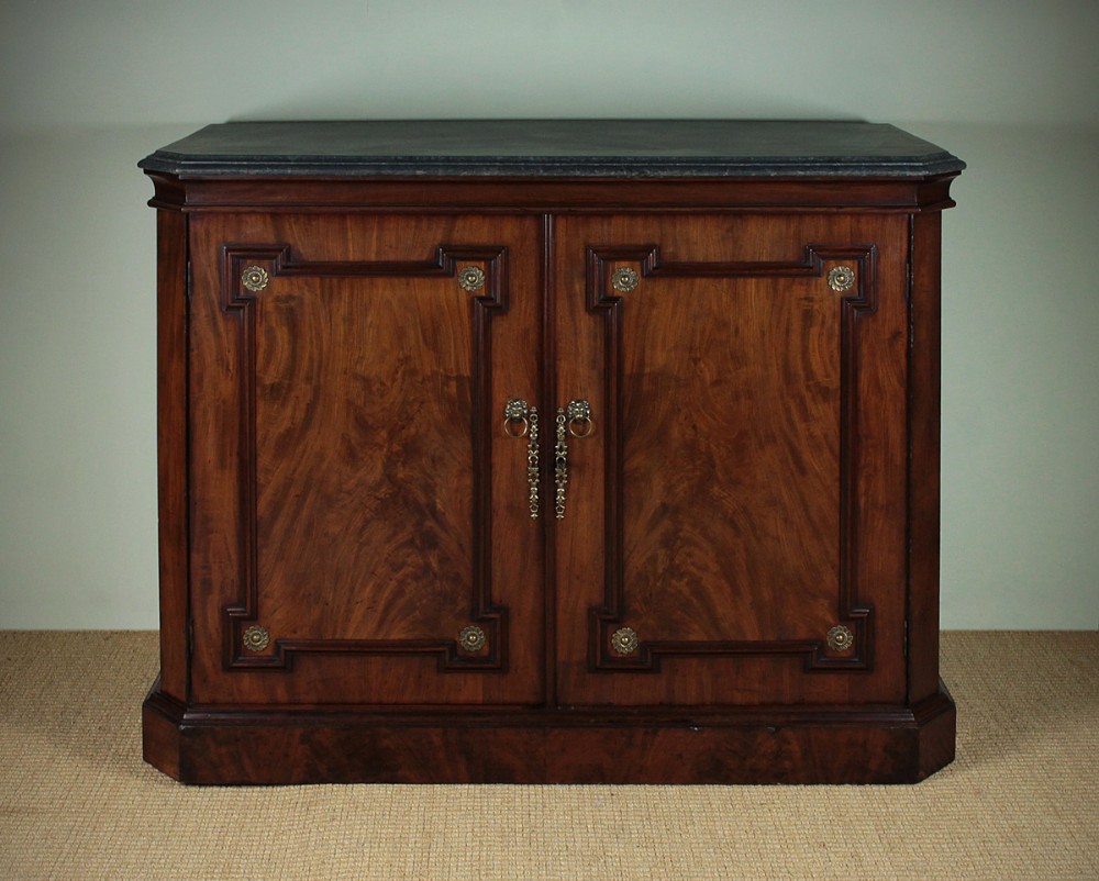 Faux Marble Top Side Cabinet c.1850.