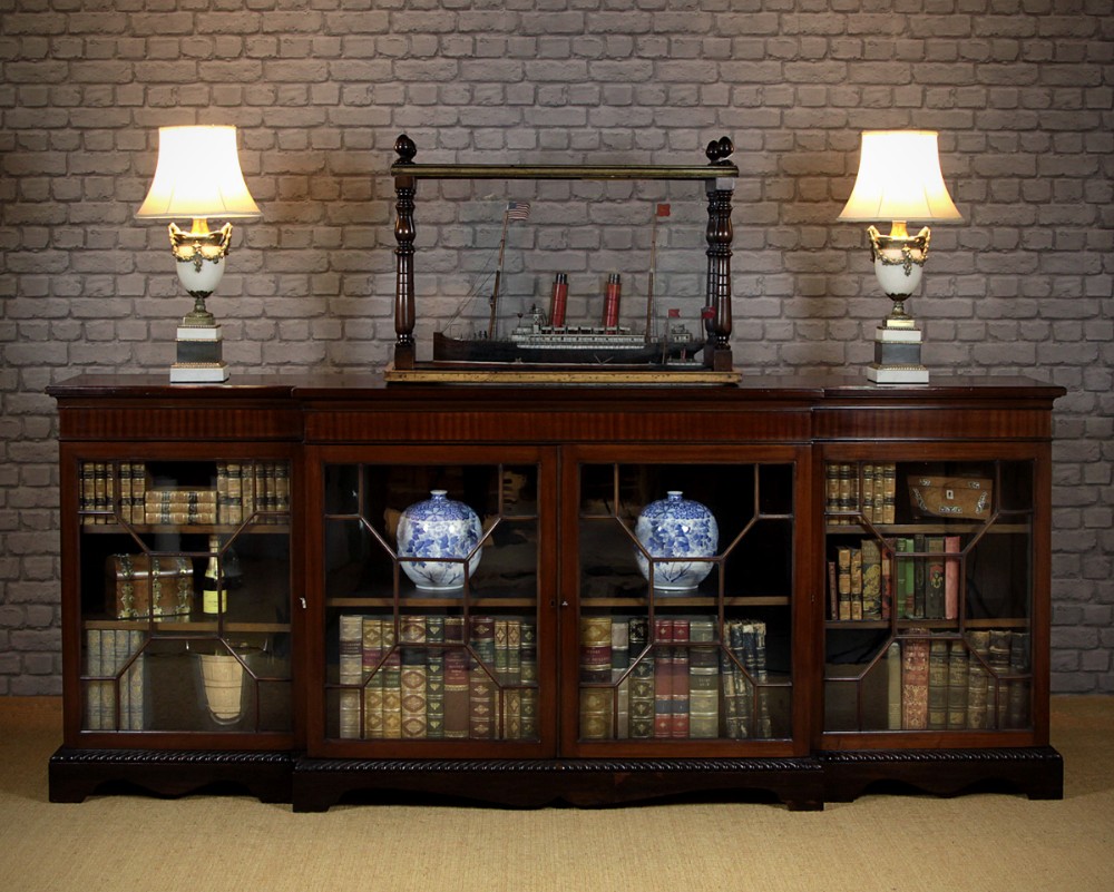 Edwardian Mahogany Four Door Bookcase c.1910.