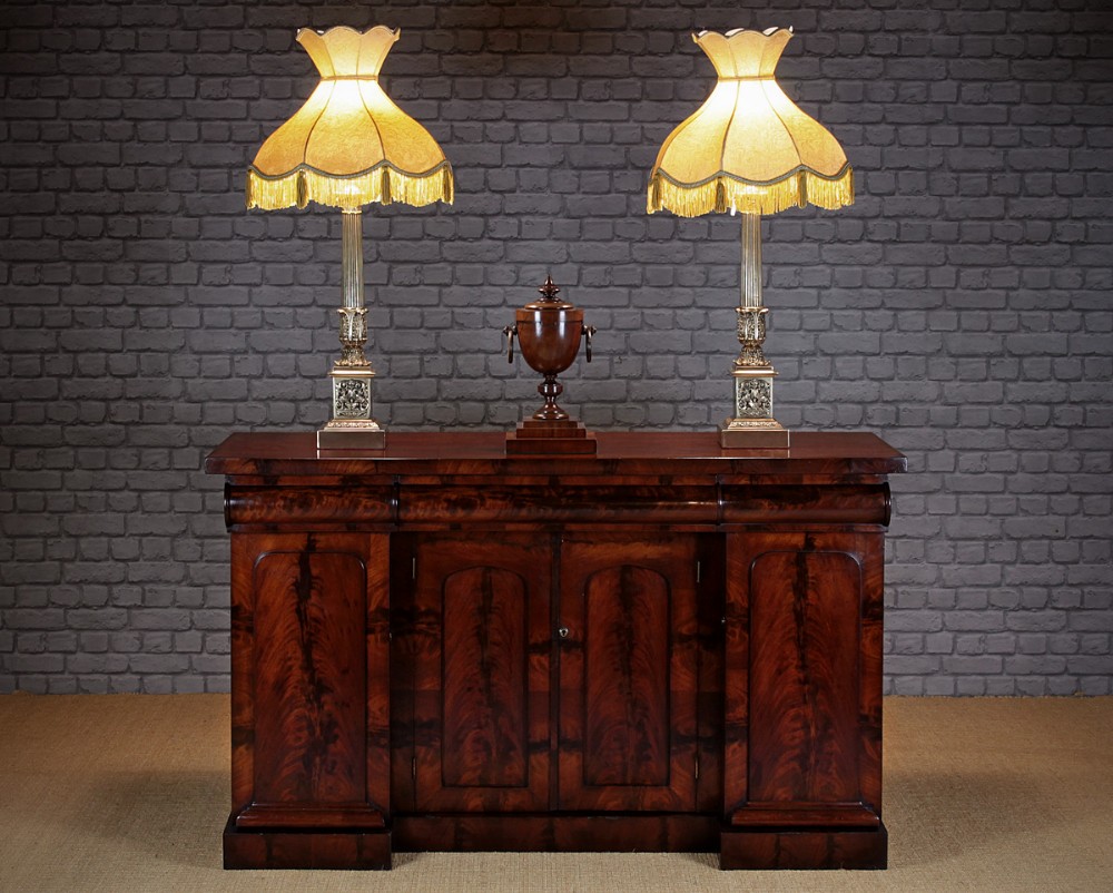 Small Four Door Chiffonier Sideboard c.1840.