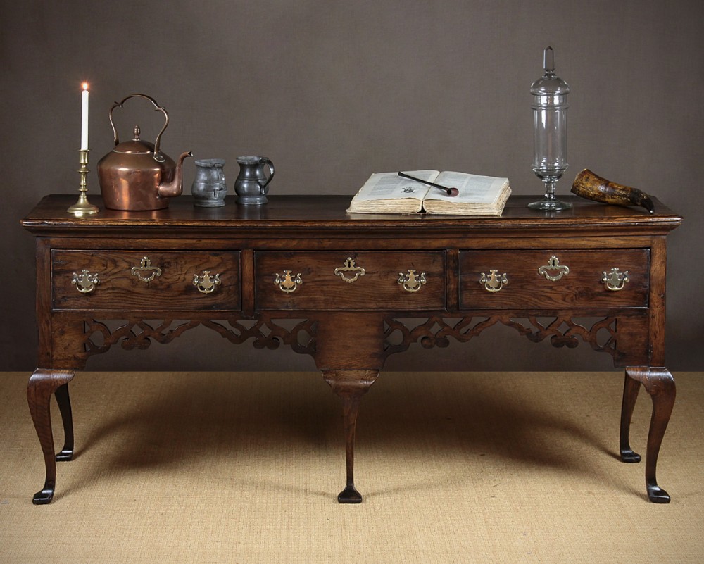 Oak Dresser Base c.1850.