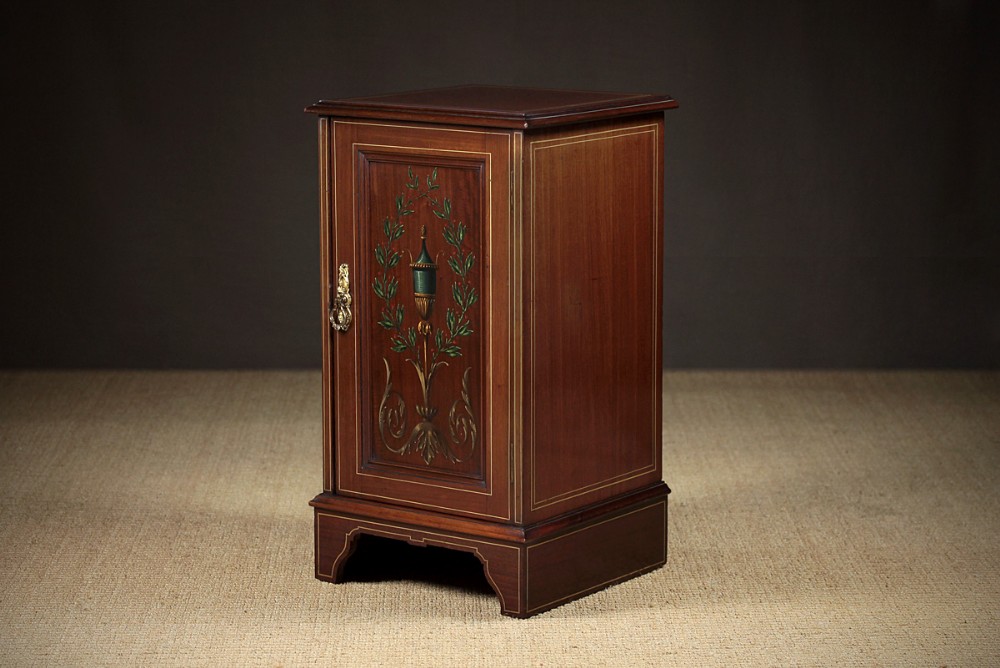 Painted Mahogany Bedside Cabinet c.1905.