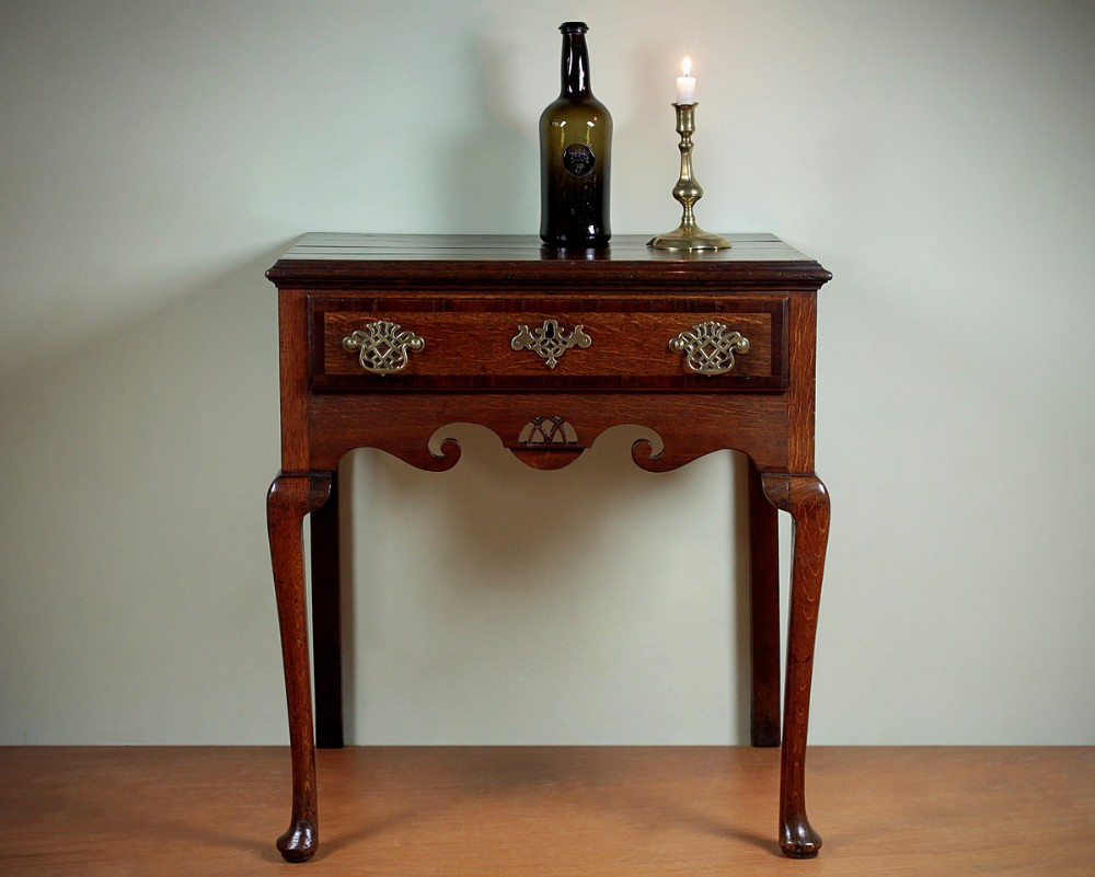 Very Small Oak Side Table c.1820.
