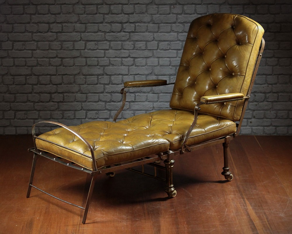 Metamorphic Campaign Armchair & Daybed c.1880.