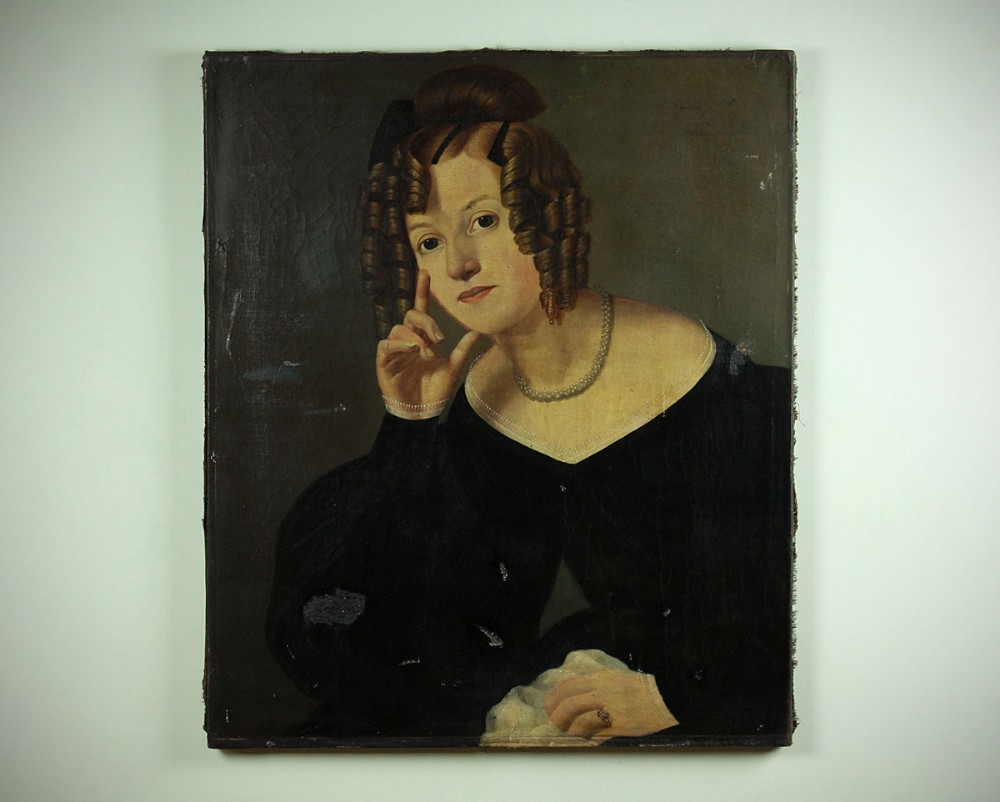 Mid 19th.c. Portrait of a Lady c.1850.