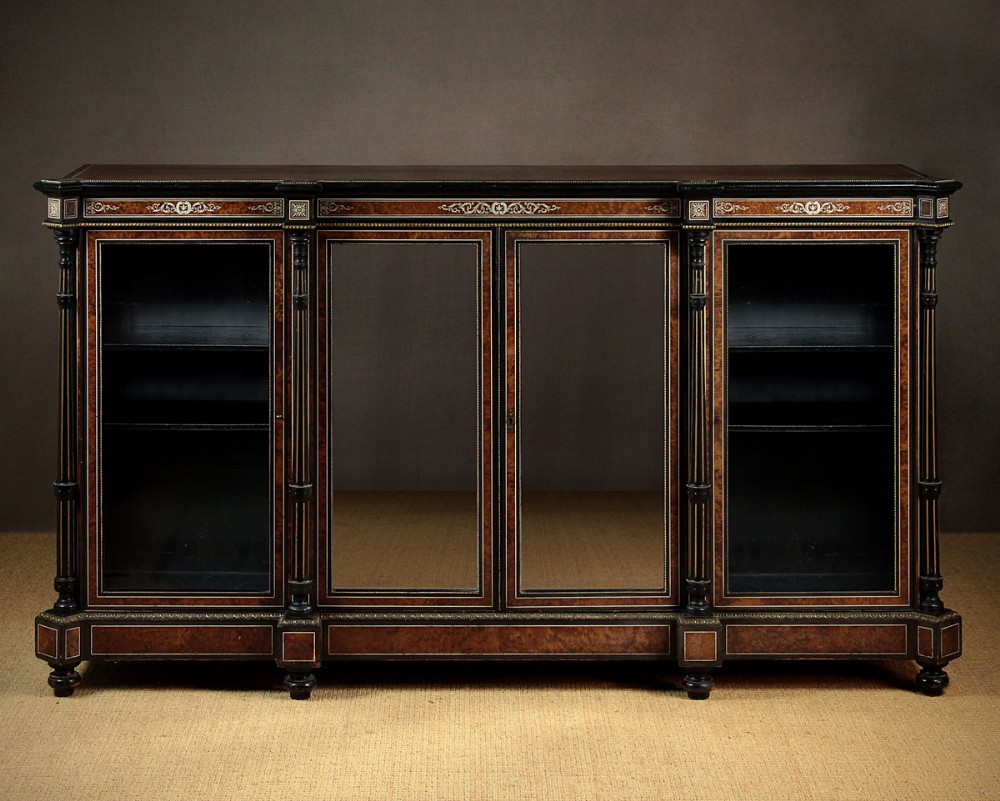 Late 19th.c. Ebonised Side Cabinet c.1880. 