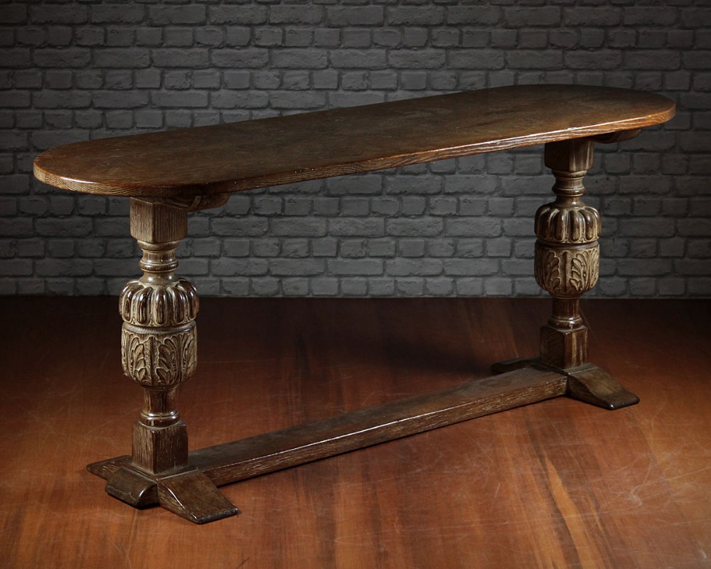 18th.c. Style Oak Side Or Serving Table c.1900.