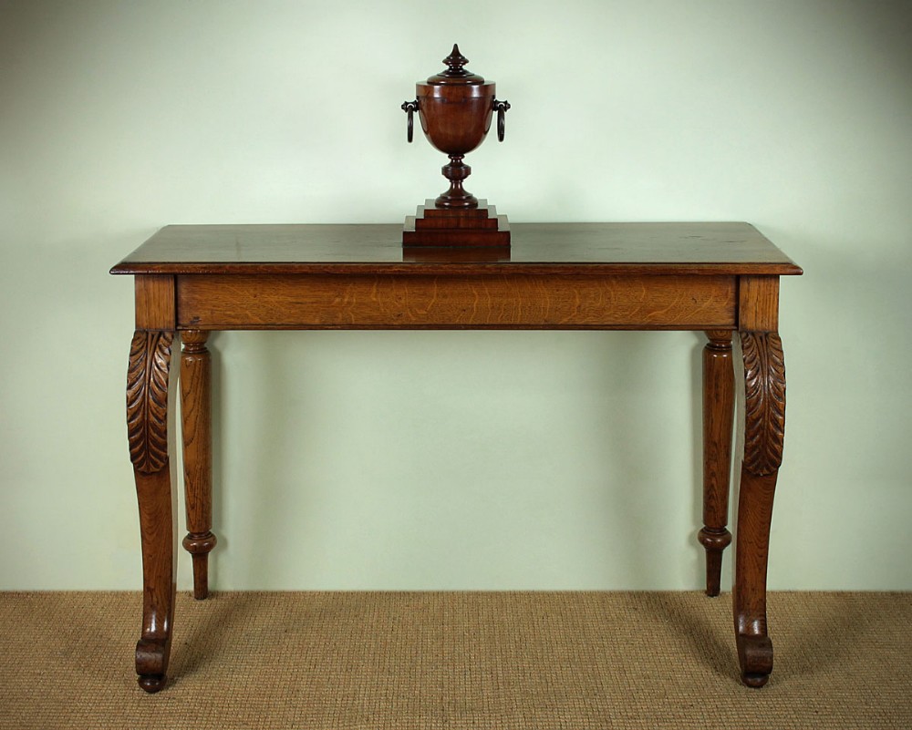 Late 19th.c. Oak Console or Hall Table c.1880.