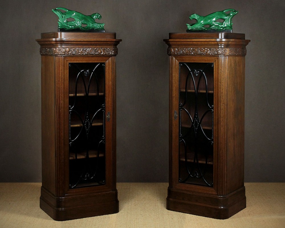 Pair of Art Deco Display Cabinets c.1925.