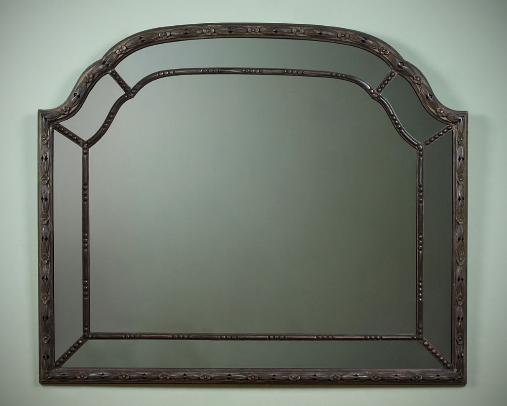 Silver Gilt Overmantle Mirror c.1920.