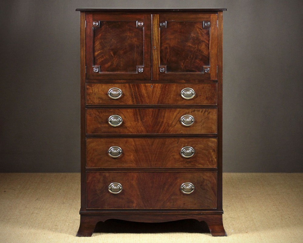 Edwardian Mahogany Tallboy c.1910.