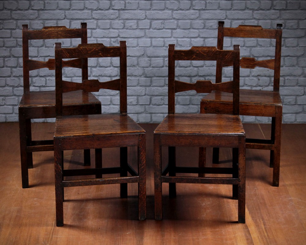 Four Anglesey Cottage Dining Chairs c.1840.