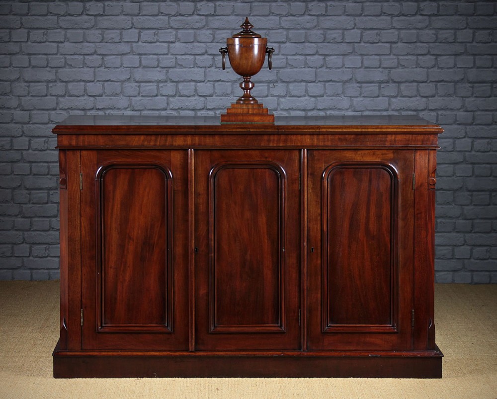 19th.c. Mahogany Three Door Side Cabinet c.1890.