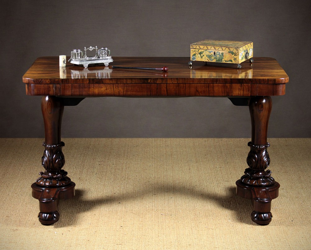 William IV Rosewood Writing Table c.1830.