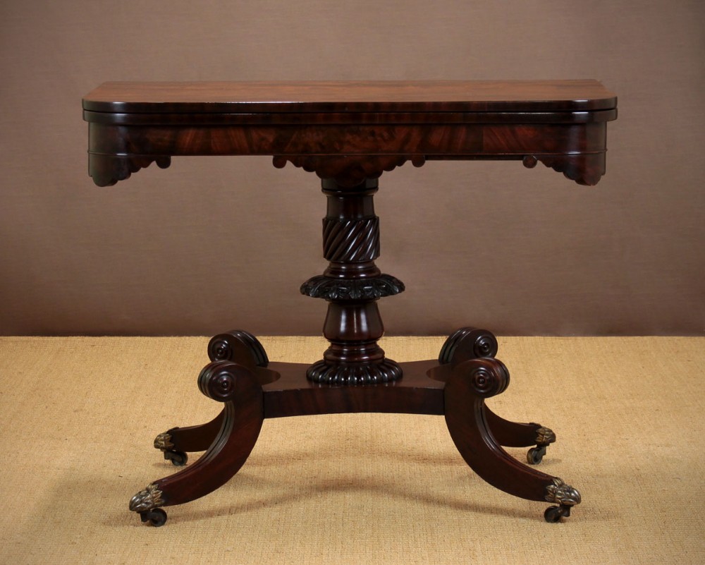 William IV Fold Over Supper Table c.1830.