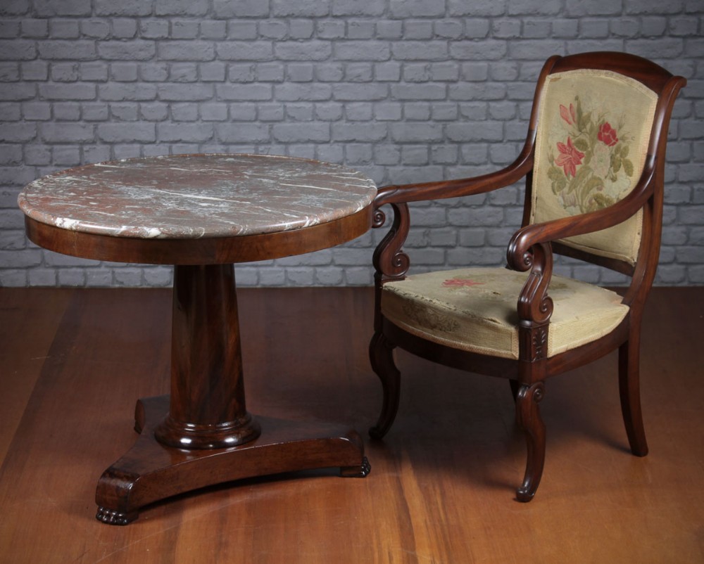 Marble Top Gueridon Table c.1850.