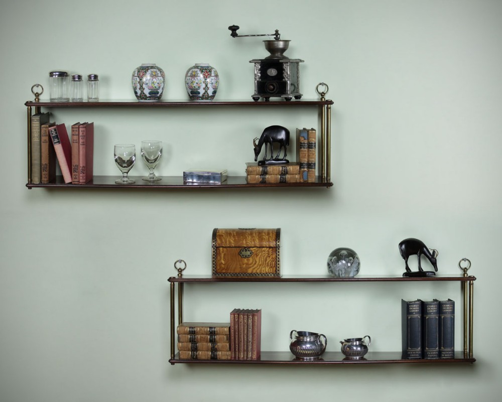 Pair of Campaign Bookshelves c.1880.
