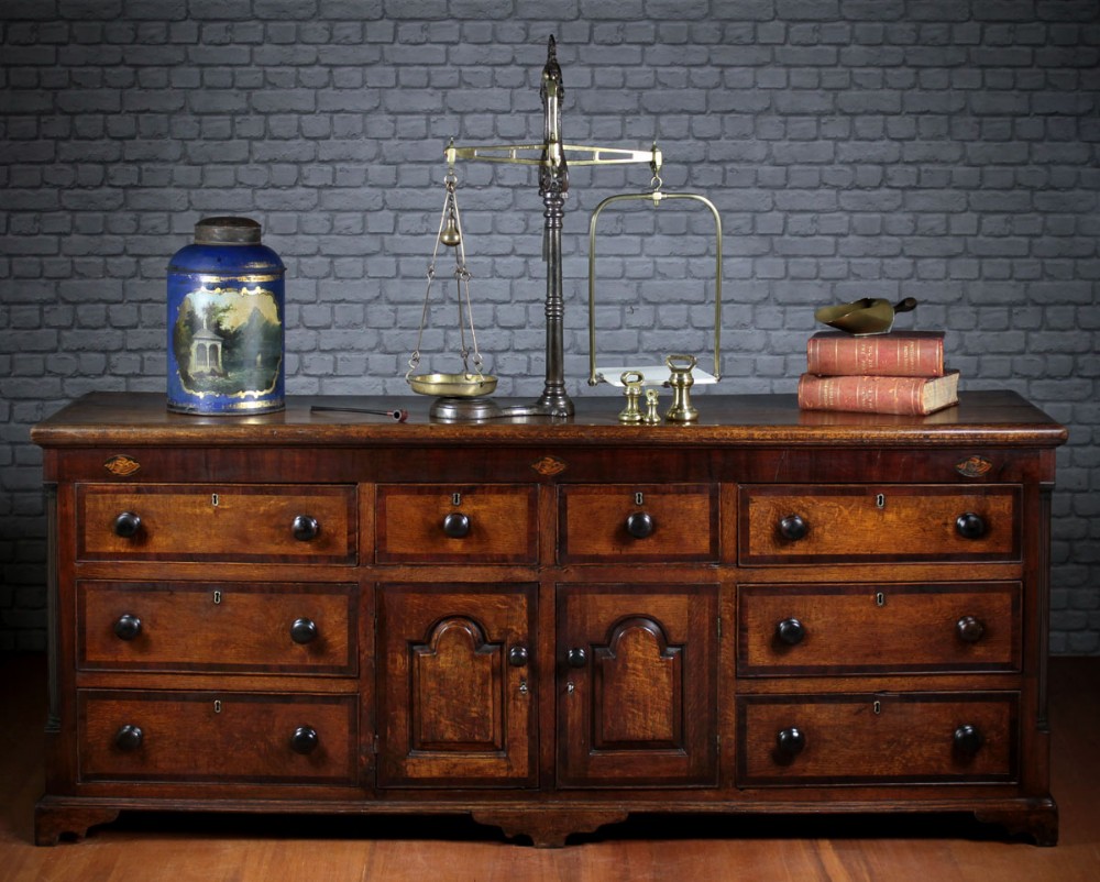 Cheshire Farmhouse Dresser Base. c.1810.