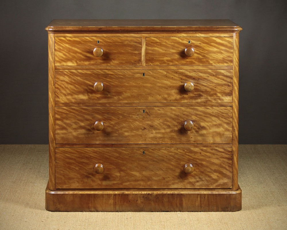 Birch Chest of Drawers c.1865.