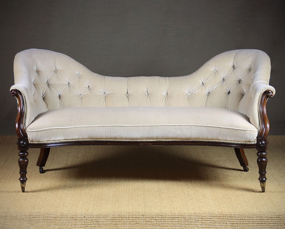 19th.c. Double End Chaise Or Settee c.1860.