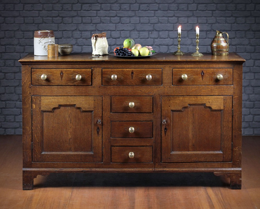 Welsh Oak Dresser Base c.1820.