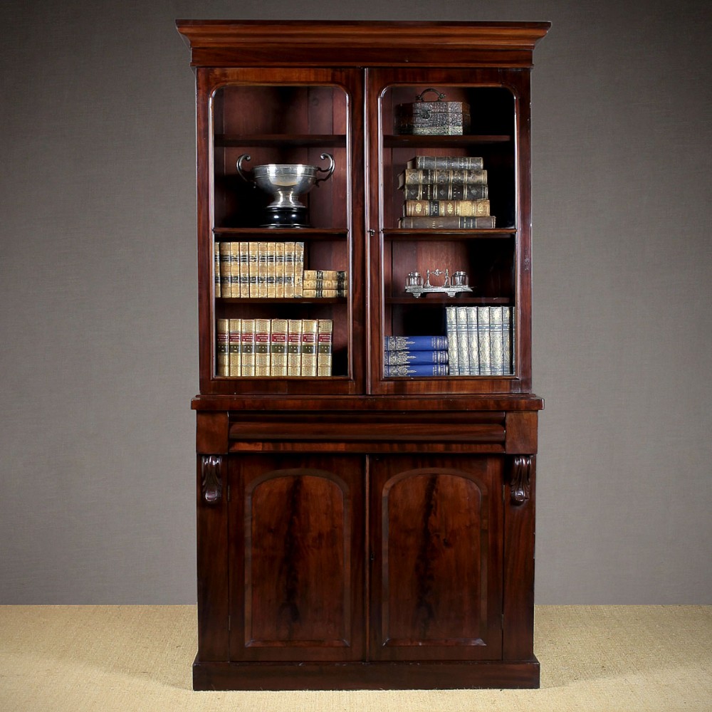 Mid 19th.c. Mahogany Bookcase c.1860.