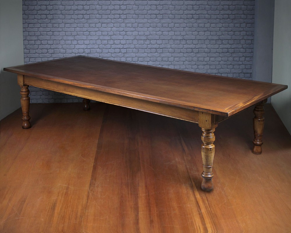 Large 12 Seater Work Table c.1890.