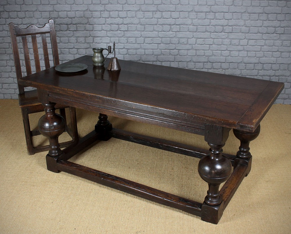 16th.c. Style Oak Refectory Table c.1900.