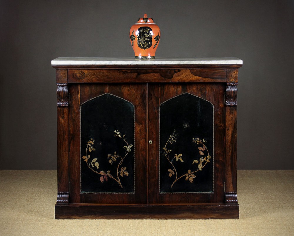 Marble Top Rosewood Chiffonier c.1860.