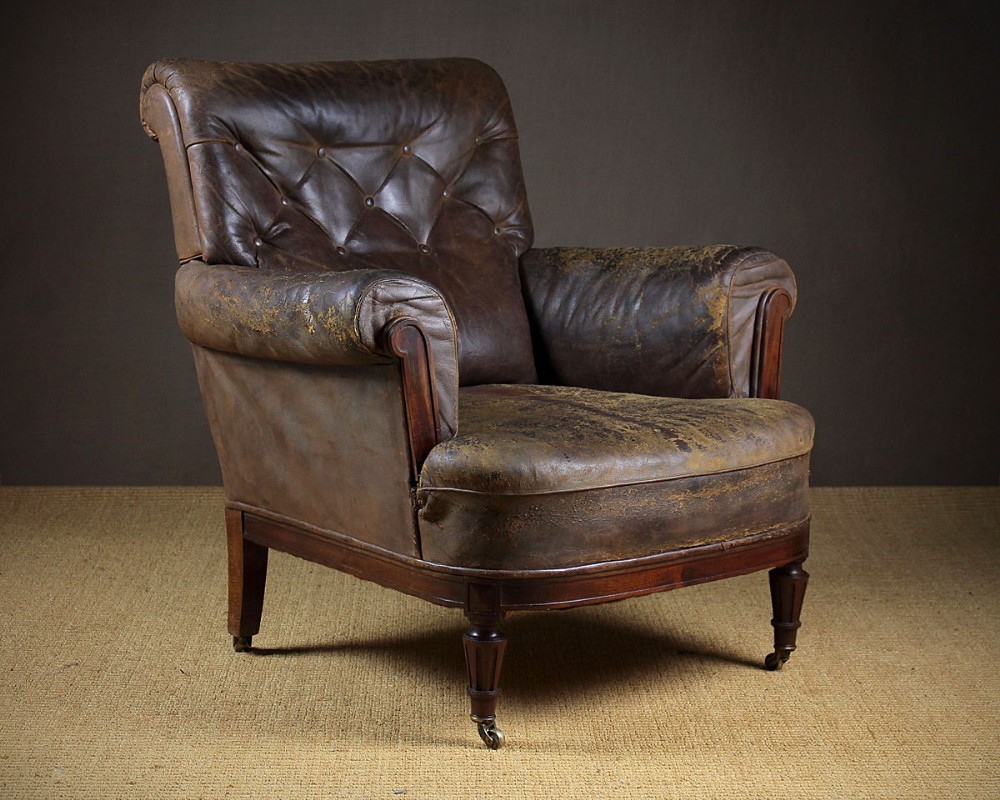 Edwardian Easy Armchair c.1910.
