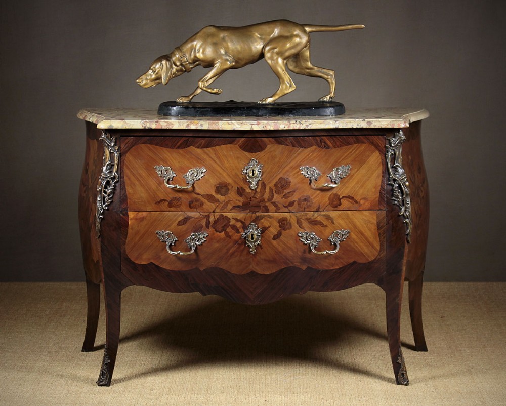 French Marble Top Chest of Drawers c.1900.